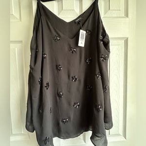Plus Size Sequin Star Tank